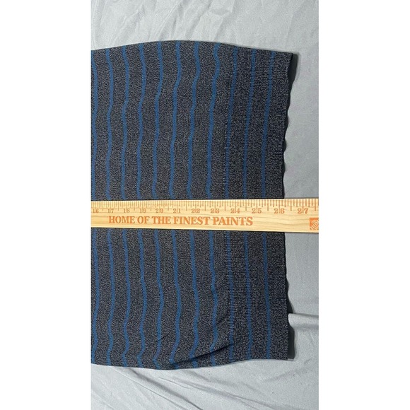 Banana Republic Men's Italian 100% Merino Wool Baruffa Sweater Gray Striped Sz S - Picture 8 of 8